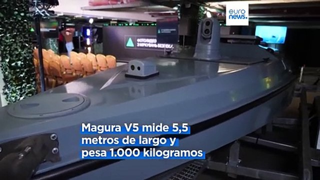 ¿Cómo son los drones navales que emplea Ucrania para atacar buques rusos en el mar Negro?