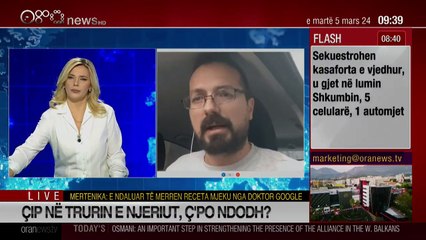 ORA NEWS  - ERMAND MERTENIKA