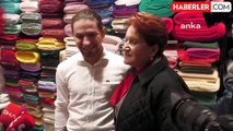 Meral Akşener Bayrampaşa'da esnafı ziyaret etti