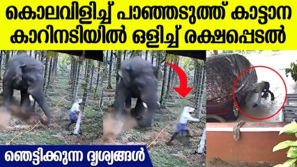 എന്റമ്മോ ഇതാണ് ഭാഗ്യം; കാട്ടാന ആക്രമണത്തിൽ നിന്നും തലനാരിഴയ്ക്ക് രക്ഷപ്പെട്ട് കർഷകൻ