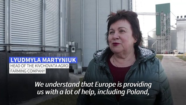 Polish border blockade leaves Ukraine's farmers sitting on grain