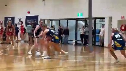 Great defensive work from Imogen Sexton leads to a Bendigo Strikers goal against Southern Saints