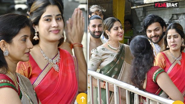 Janhvi Kapoor, Birthday पर BF Shikhar Pahariya और Orry के साथ पहुंचीं Trumala Mandir,Viral हुआ Video