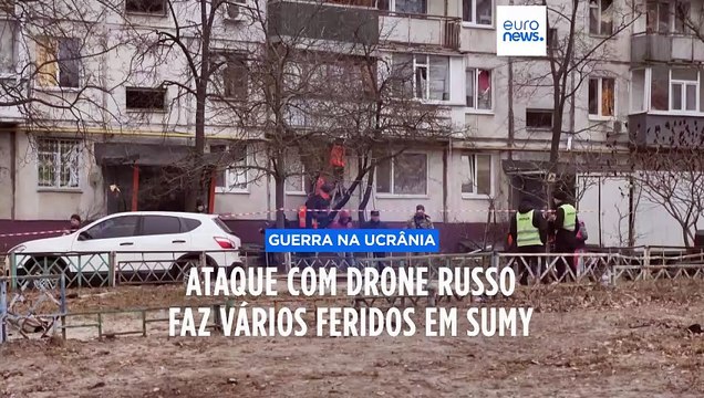 Rússia lança ataques com drones contra várias regiões da Ucrânia