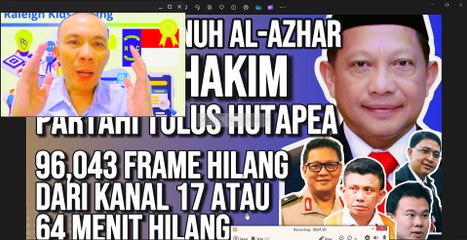 ADA 96.043 FRAME ATAU 64 MENIT HILANG DARI VIDEO CCTV KANAL 17: KASUS REKAYASA JESSICA WONGSO