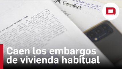 Los embargos de vivienda habitual caen un 21 % en 2023