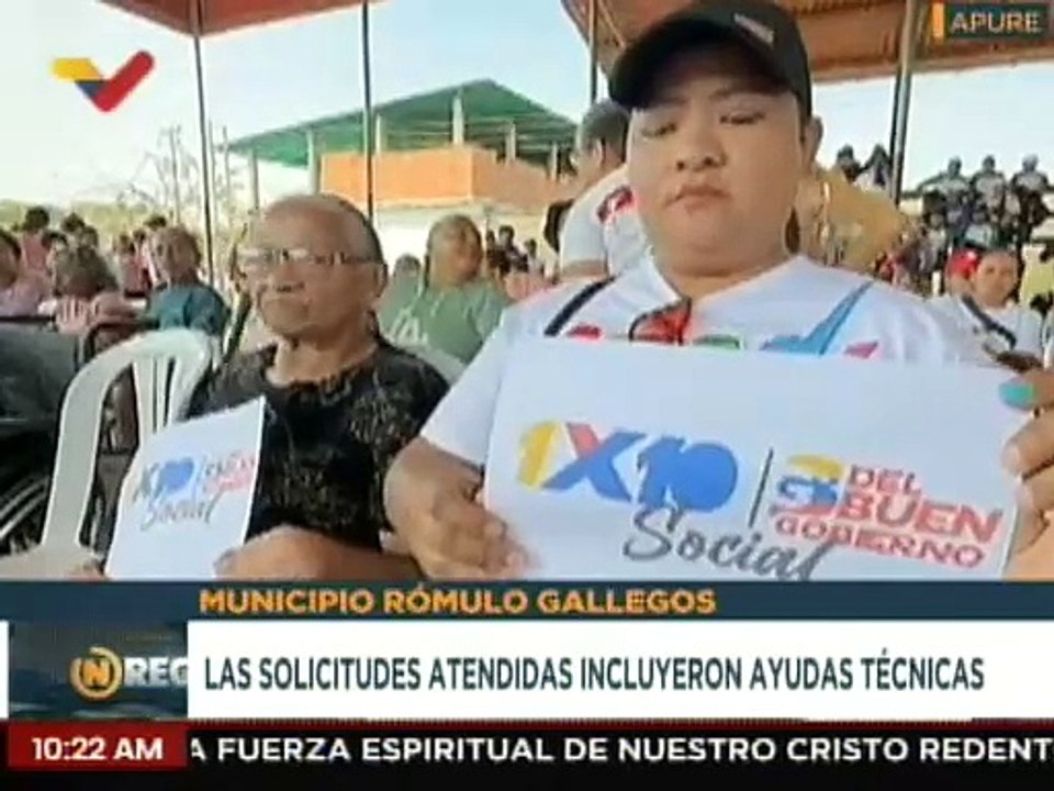 Apure | 1x10 del Buen Gobierno entregó ayudas técnicas a ciudadanos del mcpio. Rómulo Gallegos