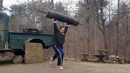 Log Hang Split Snatches 139lb