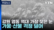 강원 영동 역대 가장 잦은 눈...가뭄·산불 걱정 덜어 / YTN