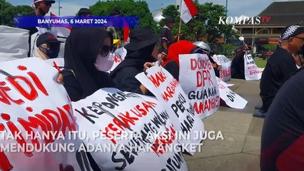 Kecewa Pemilu 2024, Aliansi Rakyat Menggugat di Banyumas Lakukan Aksi Tapa Pepe