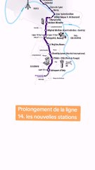 Prolongement. Les nouvelles stations de la ligne 14