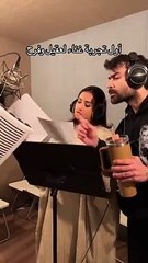 فرح الهادي وزوجها يخوضان تجربة الغناء