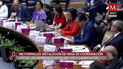 INE formaliza mesa de coordinación para debates presidenciales