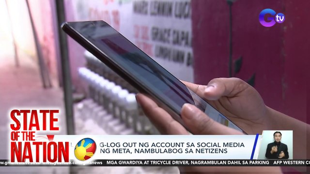 Biglang pag-log out ng account sa social media platforms ng Meta, nambulabog sa netizens | SONA