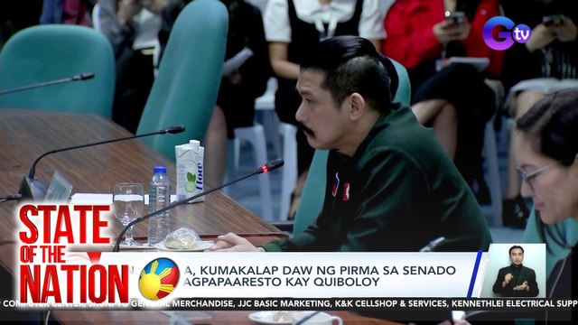 Sen. Padilla, kumakalap daw ng pirma sa senado laban sa pagpapaaresto kay Quiboloy | SONA