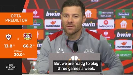 Télécharger la video: Alonso insists Bundesliga title challenge won't affect Europa League hopes