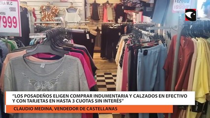 Comercios en Posadas el rubro de indumentaria registró una leve mejora en las ventas
