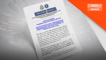 Polis rakam kenyataan Chegu Bard dan Zahid Md Arip hari ini