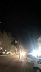 Night View of Circular Road D I Khan