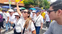 En Medellín, la movilización contra Gustavo Petro va por la Avenida Oriental