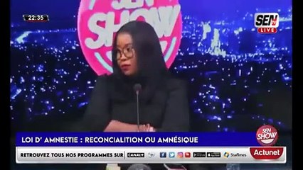 À quelques heures de vote de la loi d’amnistie- Mame Diarra Fam donne une info « man dumako voter »