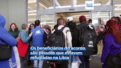 Roma acolhe quase uma centena de migrantes que estavam refugiados na Líbia