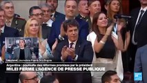 Argentine : Javier Milei ferme l'agence de presse publique