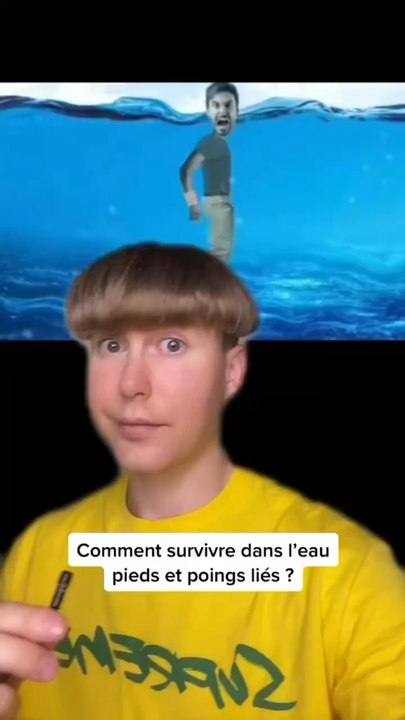 Comment survivre dans l’eau pieds et poings liés