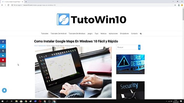 GOOGLE MAPS en PC WINDOWS 10, 8 y 7 2024 | FÁCIL y RÁPIDO