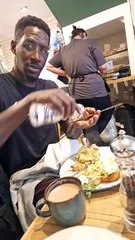 Diner Confused By Salt Mill