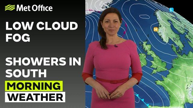 Met Office Morning Weather Forecast 07/03/24 - Cloudy with scattered showers