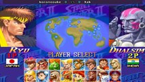 Super Street Fighter II X_ Grand Master Challenge - koronosuke vs Xak
