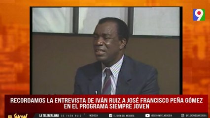 José Francisco Peña Gómez, Conmemoran un año más de vida | El Show del Mediodía