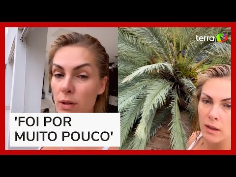 'Maior susto da minha vida', diz Ana Hickmann ao mostrar árvore caída em mansão após vendaval