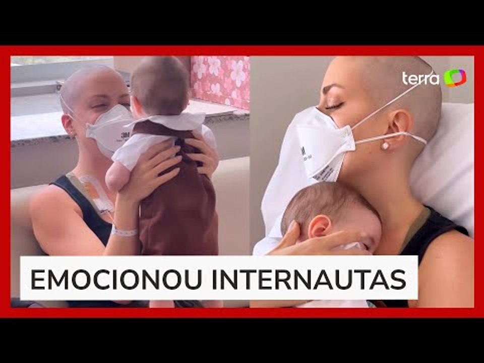 Fabiana Justus mostra reencontro emocionante com o filho de 6 meses em hospital: 'Que saudade'