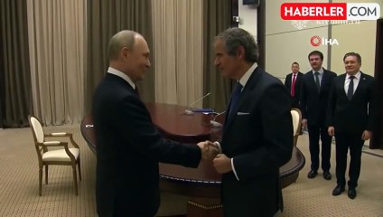 Putin, UAEA Başkanı Grossi ile bir araya geldi