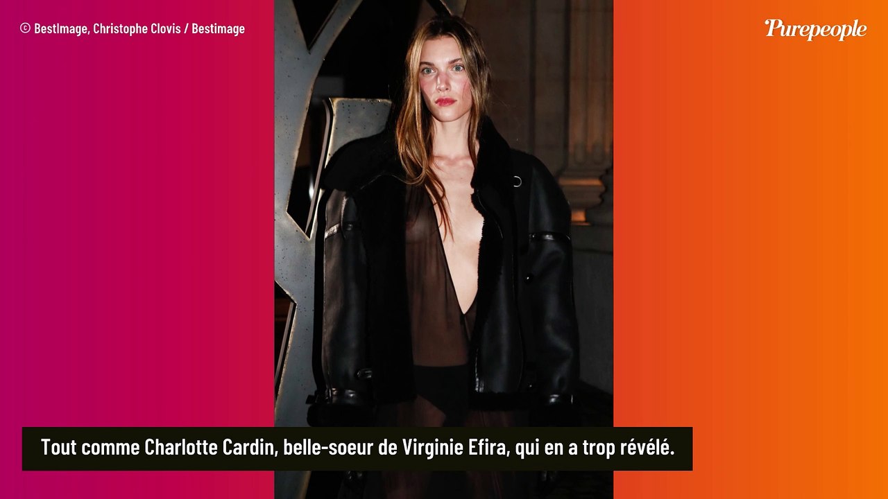 Lourdes Leon : La fille de Madonna caliente en dentelle, la belle-soeur de Virginie Efira en dévoile trop au défilé Saint Laurent