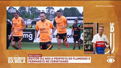 Maycon recusa proposta do Flamengo e fica no Corinthians