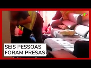 Vídeo mostra momento em que polícia liberta brasileiras vítimas de exploração sexual na Espanha