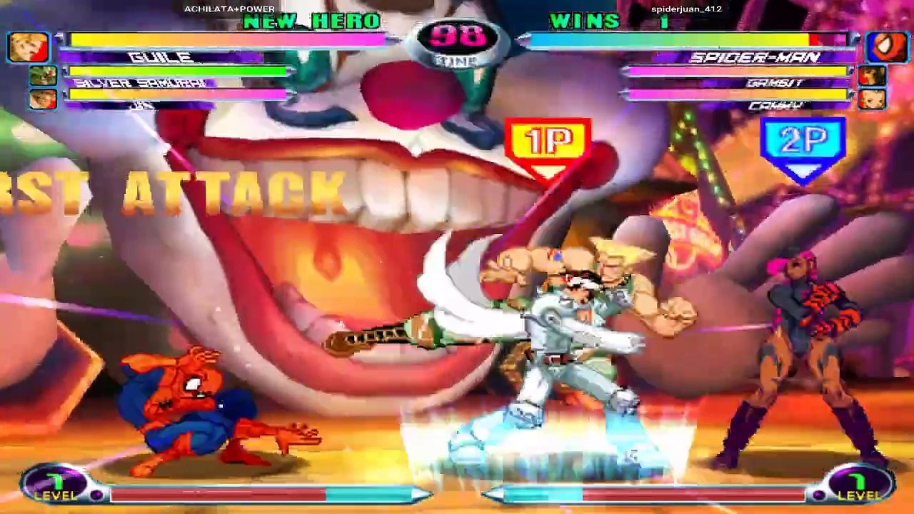 Marvel Vs Capcom 2 - ACHILATA+POWER  Vs Spiderjuan_412