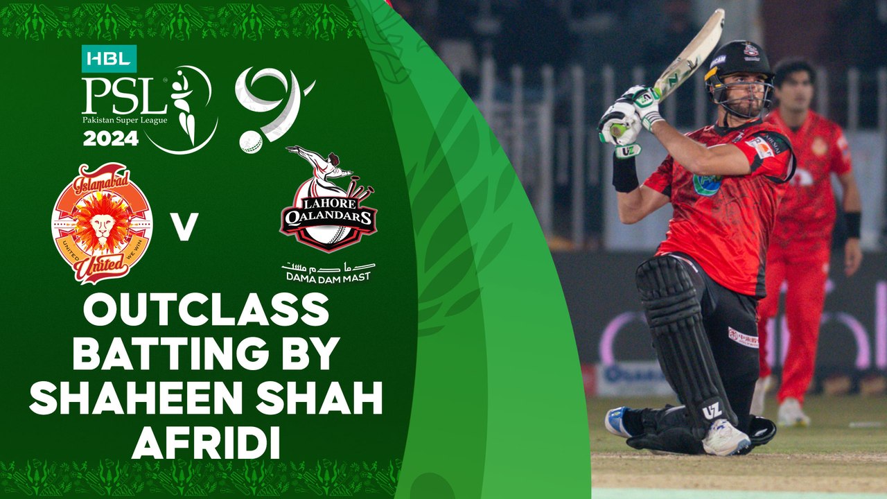 Outclass Batting By Shaheen Shah Afridi | Islam...