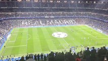 Recibimiento al Real Madrid en el Santiago Bernabéu