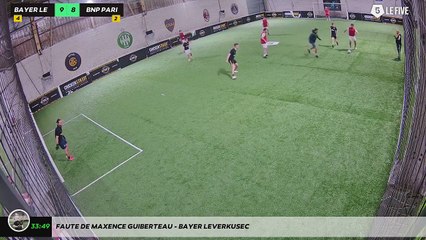 Faute de Maxence Guiberteau - BAYER LEVERKUSEC