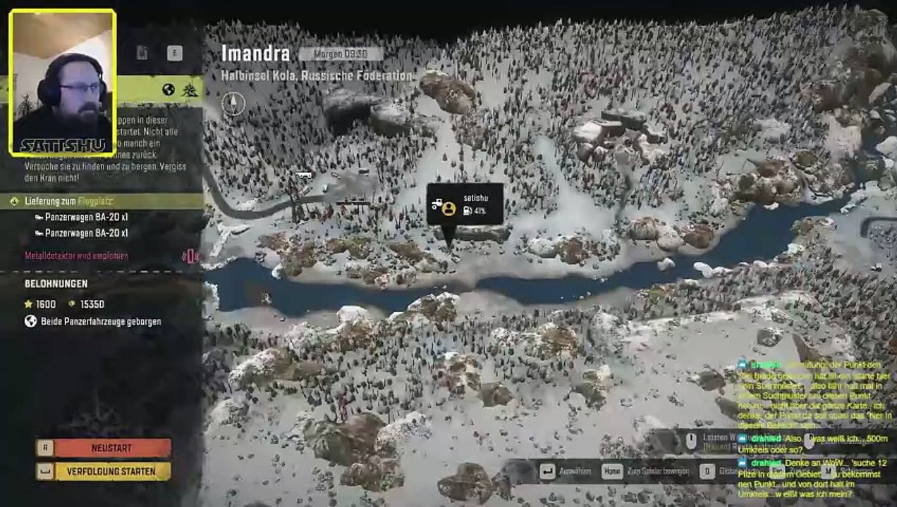 Fahrt mit dem Elektromagneten. SnowRunner #379