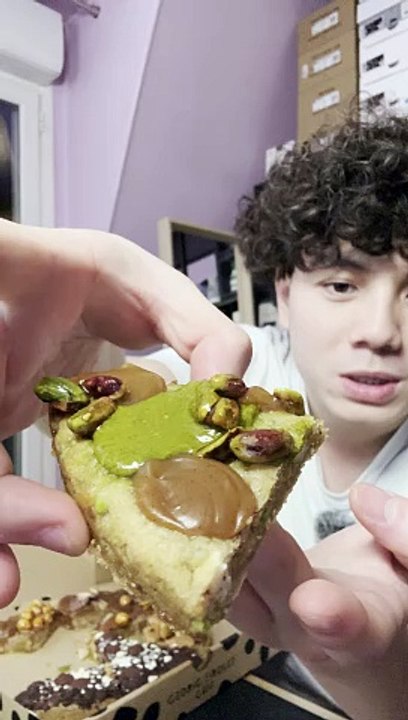 Test du cookie à la pistache de cedric grolet