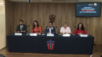 Скачать видео: Firma convenios UdeG con colegios de profesionales para actualizar egresados