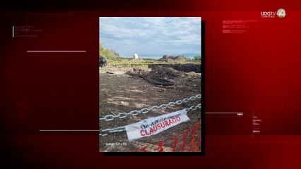 Denuncian continuación de construcción de cárcamo en propiedad federal de Chapala