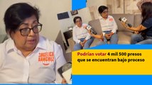 Cuitláhuac no puede evitar que presos voten: Angélica Sánchez