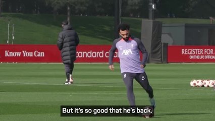 Klopp provides positive Salah injury update
