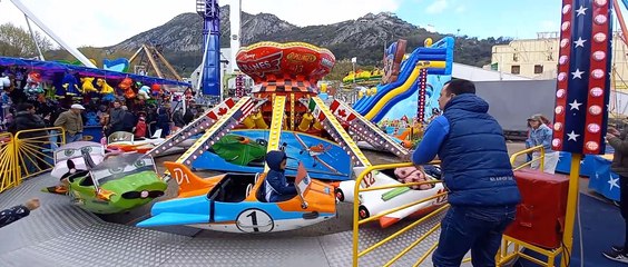 Foire des RAMEAUX   Foire de GRENOBLE 2023   #grenoble  #manege #france  #foire #animation  (37)